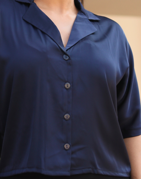 Midnight Romance – Kimono Sleeve Blouse - Image 4